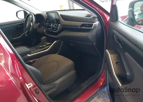 2020 Toyota Highlander Hybrid Le from USA, damaged, VIN 5TDBBRCH6LS004984